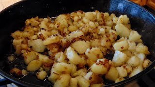 Southern Fried Potatoes and Onions Quick Version The Hillbilly Kitchen [upl. by Nyar]