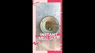 Let’s prepare instant miso soup ✨ [upl. by Brott]