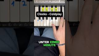 Clocks  Coldplay  Tutorial Part 18 piano klavier pianotutorial [upl. by Essie]