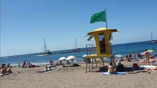 Costa Adeje Torviscus Fanabe beach walkabout [upl. by Ennaerb954]