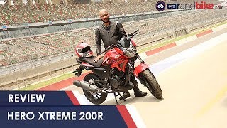 We Ride the 2018 Hero Xtreme 200R at BIC  NDTV carandbike [upl. by Nwadrebma]