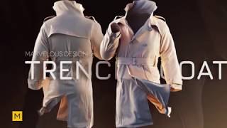 Marvelous Designer Course Creating a trench coat in Marvelous Designer [upl. by Browning]