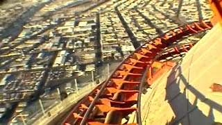 POV of High Roller  Stratosphere  60fps  Feb 2003 [upl. by Aikkan297]