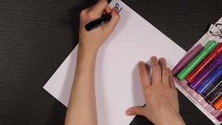 ASMR Writing Sounds with Markers [upl. by Kinata]