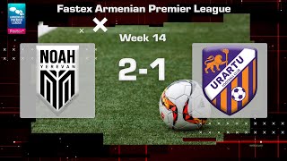 Noah  Urartu 21 Fastex Armenian Premier League 202425 Week 14 [upl. by Ellenor]