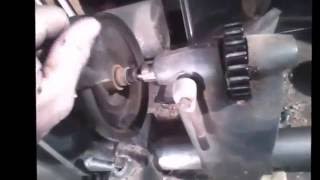 Antique Sewing Machine Handwheel Refinishing [upl. by Sennahoj]