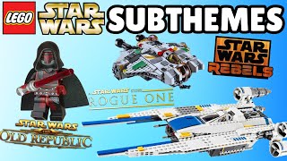 LEGO Star Wars Subthemes That Need NEW Sets [upl. by Onibla]