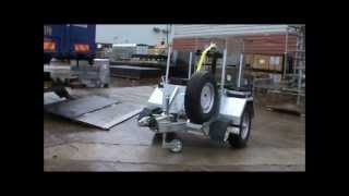 Weighted Tail Lift Testing Trailer [upl. by Annaigroeg569]