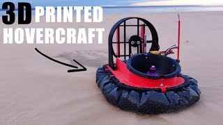 3D Printed RC Hovercraft on SPEED [upl. by Arihsaj479]