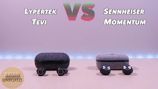 Lypertek Tevi vs Sennheiser Momentum  Can it beat the 300 earbuds Music amp Mic Samples [upl. by Airtemad]