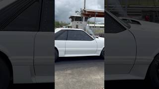 Nitrous Mustang  Making test hit at the Hilo Dragstrip hilodragstrip dragracing [upl. by Pillow]