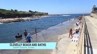 Clovelly beach and people Sydneys Eastern Suburbs [upl. by Cristionna]