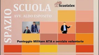 Punteggio Militare ATA e servizio volontario [upl. by Hellene938]