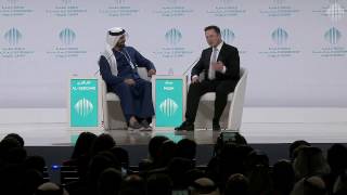 Mohammad Al Gergawi in a conversation with Elon Musk during WGS17 [upl. by Yelahc]