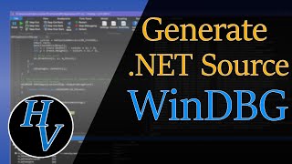 Generate NET source whilst using WinDBG Use the netext plugin to generate source [upl. by Atteuqal]