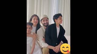 Danish Taimoor Ayeza khan  Son and daughter Very nice family  😘🥰😍😂😘🥰😍😄 [upl. by Opportuna]