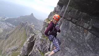 Cape Town Abseiling Table Mountain [upl. by Daisi]