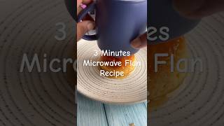 Microwave Flan Recipe in just 3 minutes [upl. by Aleicarg582]