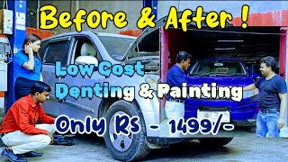 Car service Before amp After  Low Price Denting amp Painting  Only Rs  1499  IndiaTubeAuto [upl. by Airla]