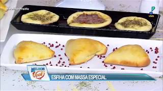 🔴Receita de Salgados Esfiha Especial com Edu Guedes I Comida Lucrativa Faça e Venda [upl. by Azeret]