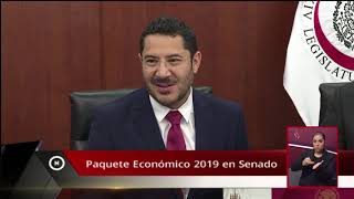 Entregan Paquete Económico 2019 [upl. by Anaz]