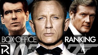 James Bond Movies Ranked By Box Office Performance [upl. by Audrie]