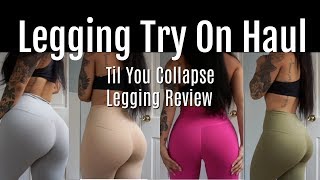 Legging Try On Haul [upl. by Adlesirhc]