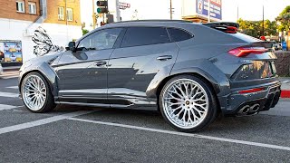 Nardo Grey Widebody Lamborghini Urus [upl. by Cicenia]