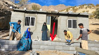 Building a house porch in the mountains [upl. by Louisette]