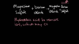 Test for Sulfate Ions ALevel Chemistry Practical [upl. by Rosalie]