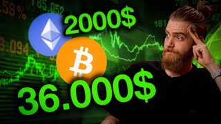 BITCOIN spre 36000 ETHEREUM la 2000 MarketUpdate8 [upl. by Ahsiema593]