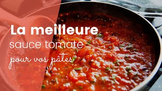 La recette de la meilleure sauce tomate pour vos pâtes [upl. by Maisie]