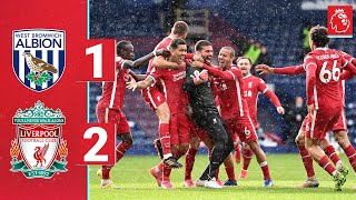 Highlights West Brom 12 Liverpool  ALISSON heads the winner in injury time [upl. by Cirederf484]