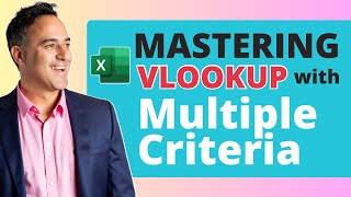 Mastering VLOOKUP with Multiple Criteria in Microsoft Excel – 3 Quick and Easy Methods [upl. by Mitzi]