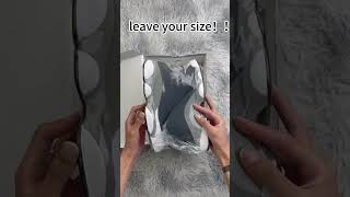 air jordan 13 blue grey whiteleave your sizeshort sneakerhead unboxing [upl. by Lutim]