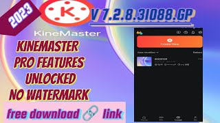 How to Download Kinemaster Pro Mod Apk Latest 10000 Working No Watermark Pro Features 2023👍 [upl. by Nedyaj]