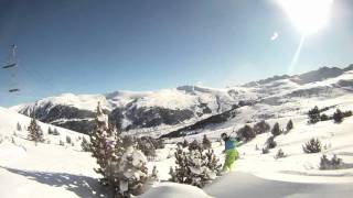 Soldeu Andorra  Snowboarding Powder GoPro 2012 [upl. by Audsley]