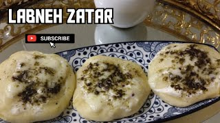 labneh Zatar  fatayer labneh  fatayer dough recipe fatayer  zataar fatayer lunch box idea [upl. by Annahtur]