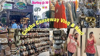 COLABA CAUSEWAY Mumbai Market Shopping Vlog amp Try On Haul 🛍️👗 Navratri Shopping  Bably Mishra [upl. by Armillas]