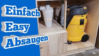 Zyklon Werkstatt Absaugung  Absauganlage selber bauen  Bastel Town [upl. by Yung370]