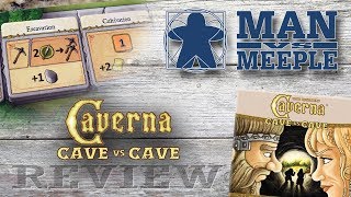 Caverna Cave Vs Cave Mayfair Review by Man Vs Meeple [upl. by Yelak]