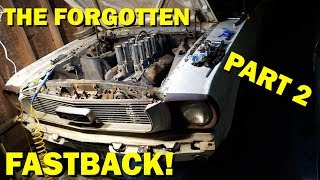 Forgotten 1965 Mustang First start in 44 years Fastback Revival Part 2 [upl. by Noiramed]