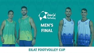 Mens Final  Eilat Footvolley Cup 2019 [upl. by Llabmik]