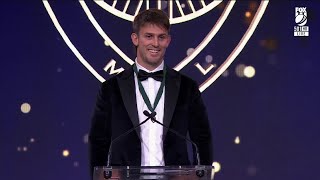 Laughs and tears Marsh has crowd in stitches with Allan Border Medal acceptance [upl. by Issim]