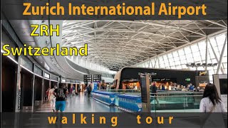 Walking Tour Of Zurich International Airport ZRH  Zurich Switzerland [upl. by Llevart484]