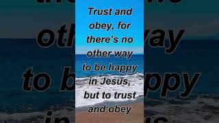 Trust and Obey hymn  Acapella  Cover with lyrics  Harmony acapella hymn gospel music [upl. by Gnaw104]