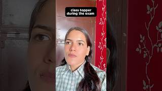 Class topper during the exam youtubeshorts comedy funny shortsvideo memes relatable [upl. by Cassy428]