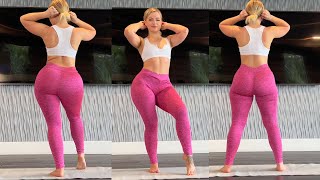 5 Min Curvy Hips Workout  No Equipment Needed  Beginner and Intermediate Levels [upl. by Nachison]