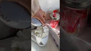 hot chocolate season 🍫🥛☕️ holidaydrink hotchocolaterecipe christmas asmr [upl. by Hannad800]