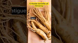 5 Health Benefits of Ginseng [upl. by Constantina441]